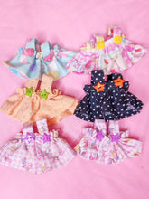 Load image into Gallery viewer, Labubu dress, orange green polka dot Halloween J-fashion lafufu jumperskirt JSK
