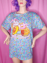 Load image into Gallery viewer, Bananya boxy top, decora fairy spank kei size XL