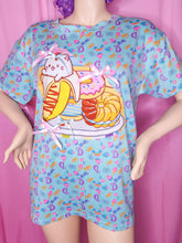 Load image into Gallery viewer, Bananya boxy top, decora fairy spank kei size XL