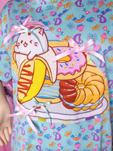 Load image into Gallery viewer, Bananya boxy top, decora fairy spank kei size XL