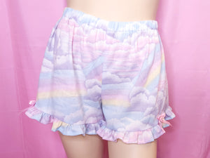 Pastel rainbow fairy spank kei pajama set, plus size XL
