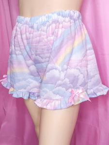 Pastel rainbow fairy spank kei pajama set, plus size XL