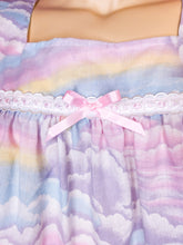 Load image into Gallery viewer, Pastel rainbow fairy spank kei pajama set, plus size XL