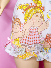 Load image into Gallery viewer, Cabbage Patch Kids upcycled fairy kei ruffle shorts, size Medium