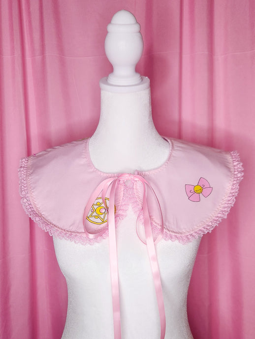 Sailor Moon detachable collar, 90s fairy spank kei sweet lolita