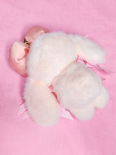 Load image into Gallery viewer, Hime gyaru bunny key chain trinket, sweet lolita bling bag charm