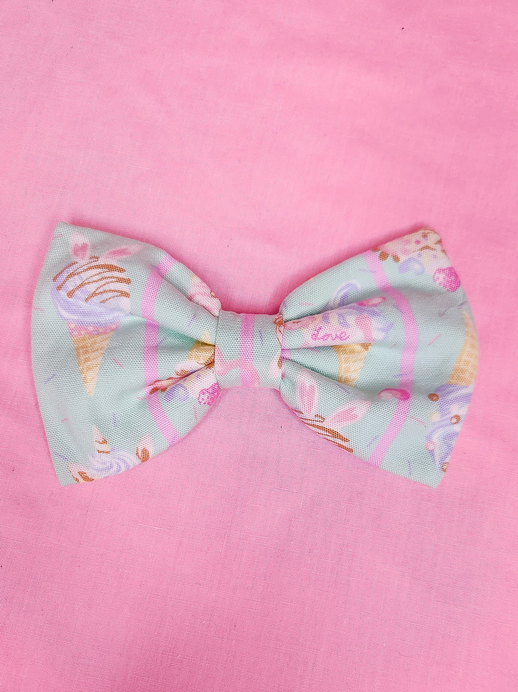 Mint green ice cream hair bow, kawaii sweet lolita