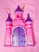 Load image into Gallery viewer, Pink oversized frosted castle necklace, fairy spank kei decora B GRADE