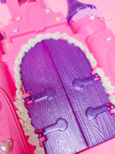 Load image into Gallery viewer, Pink oversized frosted castle necklace, fairy spank kei decora B GRADE