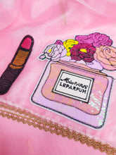 Load image into Gallery viewer, Makeup and shoe counter organza dress, sequin applique retro mall size XL