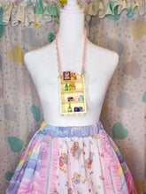 Load image into Gallery viewer, Kawaii pantry shelf necklace, fairy spank kei decora, retro 80's mall