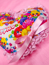 Load image into Gallery viewer, Popples plush key chain trinket, 80's retro fairy spank kei bag charm
