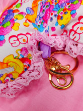 Load image into Gallery viewer, Popples plush key chain trinket, 80's retro fairy spank kei bag charm