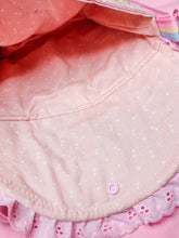 Load image into Gallery viewer, Pink iridescent heart quilted purse, fairy spank kei teddy bear