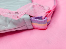 Load image into Gallery viewer, Mint green quilted purse, fairy spank kei mermaid shell