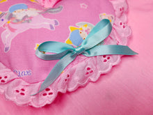 Load image into Gallery viewer, Kiki and Lala heart plush key chain trinket, fairy spank kei bag charm