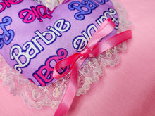 Load image into Gallery viewer, 90s doll heart plush key chain trinket, fairy spank kei bag charm