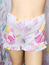 Load image into Gallery viewer, 90s doll upcycled fairy spank kei ruffle shorts, ballerina size medium