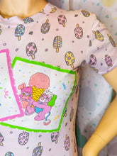 Load image into Gallery viewer, Popples boxy top, 80s popsicle fairy spank kei t shirt size Small