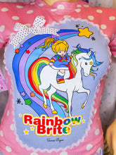 Load image into Gallery viewer, Pink white polka dot boxy top, Rainbow Brite fairy spank kei t shirt size Small