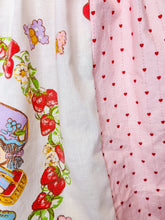 Load image into Gallery viewer, Strawberry Shortcake drawstring skirt, 80s fairy spank kei, size XL/2X
