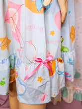 Load image into Gallery viewer, Care Bears upcycled sack dress, 80s fairy spank kei size medium