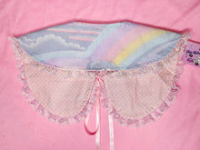 Load image into Gallery viewer, Pastel rainbow detachable collar, fairy spank kei 80s