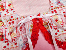 Load image into Gallery viewer, Kitschy animal detachable collar, fairy kei sweet lolita retro red apple