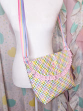 Load image into Gallery viewer, Pastel lattice purse, fairy spank kei Lady Lovely Locks floral trellis