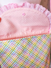 Load image into Gallery viewer, Pastel lattice purse, fairy spank kei Lady Lovely Locks floral trellis