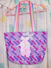 Load image into Gallery viewer, 90s doll tote bag, fairy spank kei, 80s retro ballet slipper