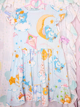 Load image into Gallery viewer, Care Bears upcycled sack dress, 80s fairy spank kei size medium