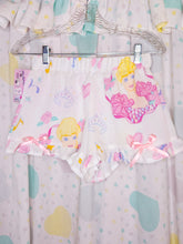 Load image into Gallery viewer, 90s ballerina doll upcycled fairy kei ruffle shorts, size small