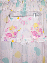 Load image into Gallery viewer, 90s doll upcycled fairy spank kei ruffle shorts, ballerina size medium