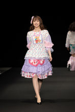 Load image into Gallery viewer, Lovecore lollipop ruffle below-knee skirt - Lovely Dreamhouse - Made to order