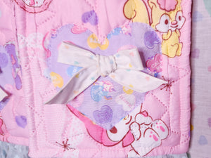 My Melody quilted  pink scarf