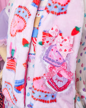 Load image into Gallery viewer, Pink/red heart cake lovecore scarf, Valentine&#39;s Day accessories