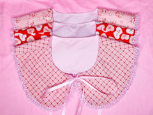 Load image into Gallery viewer, Red crisscross heart detachable collar, Valentine's day, galentine gift