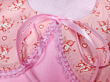 Load image into Gallery viewer, Pink and red cupid detachable collar, Valentine's day, galentine gift