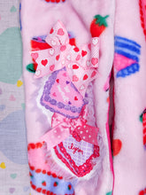 Load image into Gallery viewer, Pink/red heart cake lovecore scarf, Valentine&#39;s Day accessories