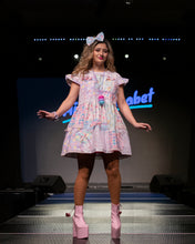 Load image into Gallery viewer, Pastel patchwork lovecore dress, size M