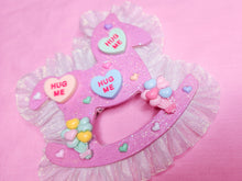 Load image into Gallery viewer, Rocking horse Valentine lovecore 2-way clip, sweet lolita