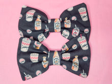 Load image into Gallery viewer, Soda can bottle hair bow, fairy spank kei, retro 80s 90s mall food court