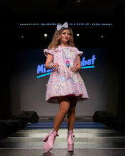 Load image into Gallery viewer, Pastel patchwork lovecore dress, size M