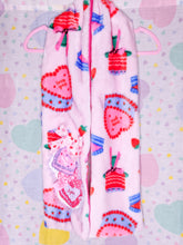 Load image into Gallery viewer, Pink/red heart cake lovecore scarf, Valentine&#39;s Day accessories