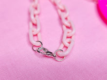 Load image into Gallery viewer, Pink frosted chocolate cookie necklace, fairy spank kei decora, valentine lovecore galentine's