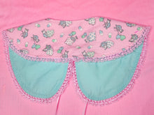 Load image into Gallery viewer, Pink 90's heart balloon animal detachable collar, retro fairy spank kei