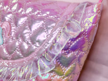 Load image into Gallery viewer, Iridescent heart quilted purse, fairy spank kei unicorn