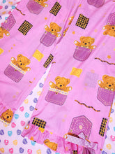 Load image into Gallery viewer, Pink kidcore teddy bear ruffle pants, size 2X