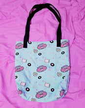Load image into Gallery viewer, 90&#39;s Barbie Boombox Allover Print Tote Bag